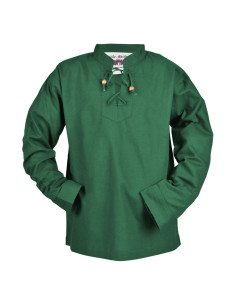 Camicia medievale verde per ragazzo, Colin