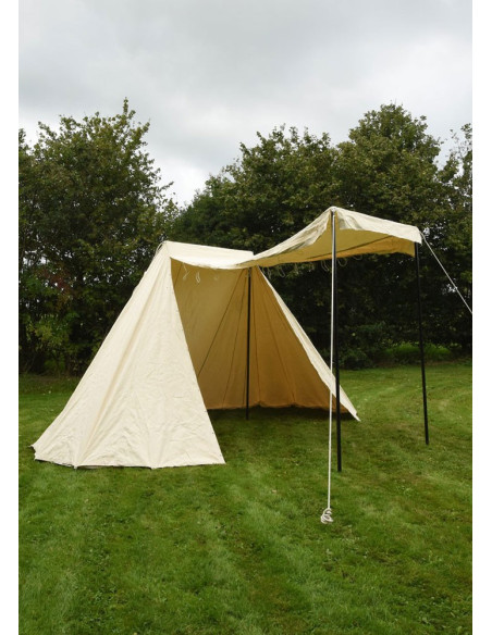 Tenda Sassone 4 x 6 m., bianco naturale