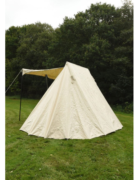 Tenda Sassone 4 x 6 m., bianco naturale