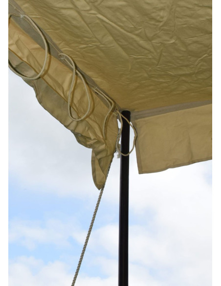 Tenda Sassone 4 x 6 m., bianco naturale