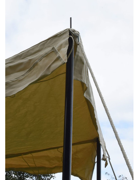 Tenda Sassone 4 x 6 m., bianco naturale