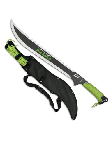 Machete Breve Aste Mad Zombie Foglio 48 Cm Machete Coltelli