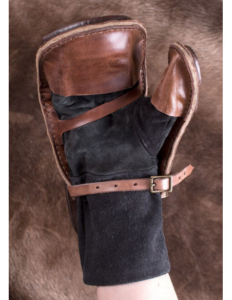 Guanto in pelle imbottito per scherma...