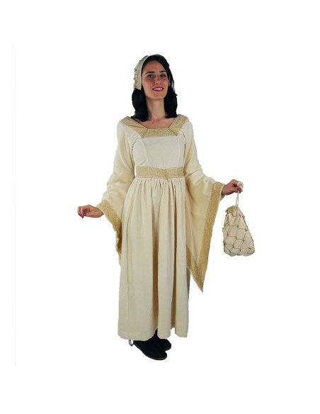 Abito nobile medievale Anne Boleyn,...