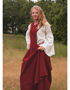 Abito medievale Andra, rosso