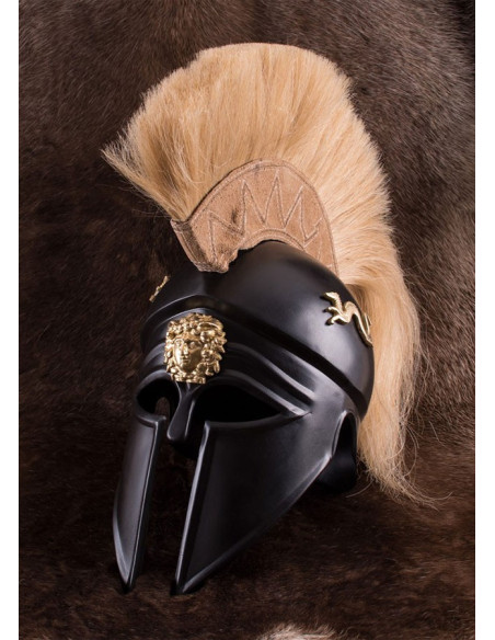 Elmo italo-corinzio con pennacchio, S...