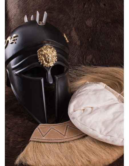 Elmo italo-corinzio con pennacchio, S...