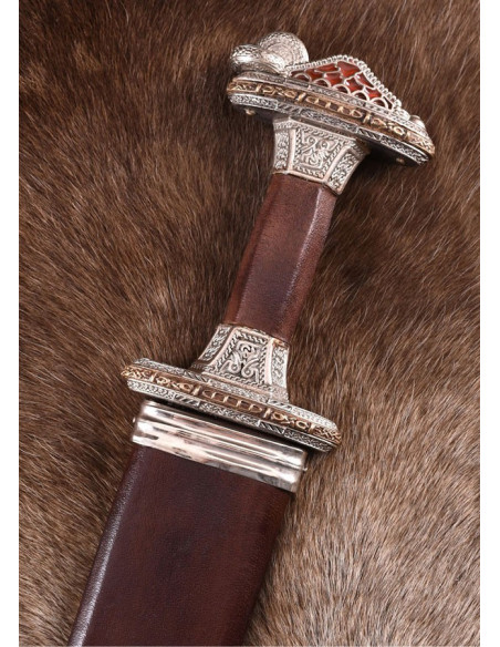 Spada svedese Era di Vendel, con fodero