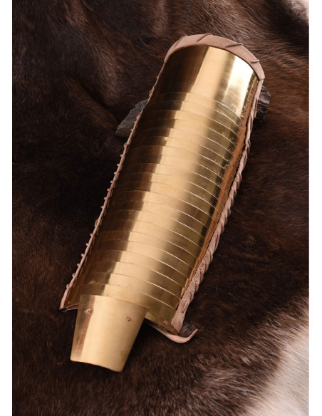 Braccio articolato romano in ottone,...