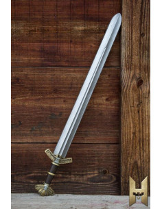 Spada vichinga serie Dreki Stronghold 85cm, dorata