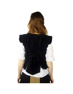 Gilet da pirata Captain Adaliz, nero 2