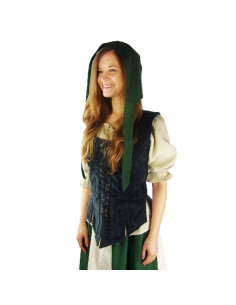 Crespina medievale modello femminile Alex, verde