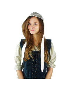 Crespina medievale donna modello Alex, colore bianco...