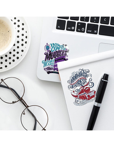 Set di 55 adesivi di Harry Potter