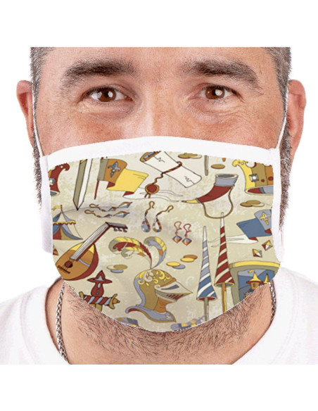 Maschera medievale riutilizzabile...