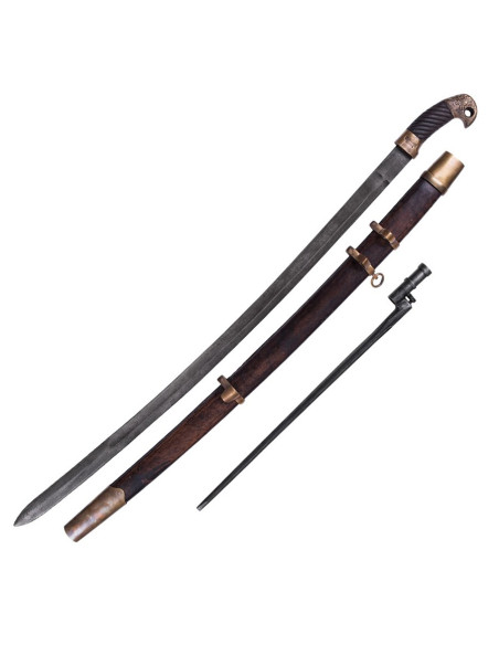 Sciabola Shashka invecchiata, con...