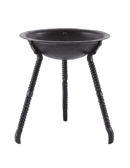 Ciotola forgiata a mano per il fuoco