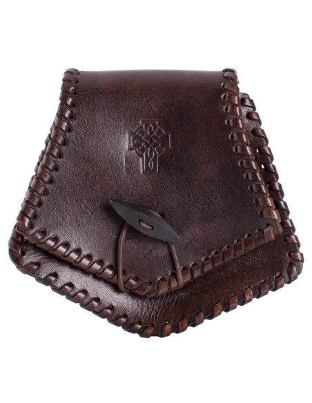 Borsa in pelle con Croce Celtica