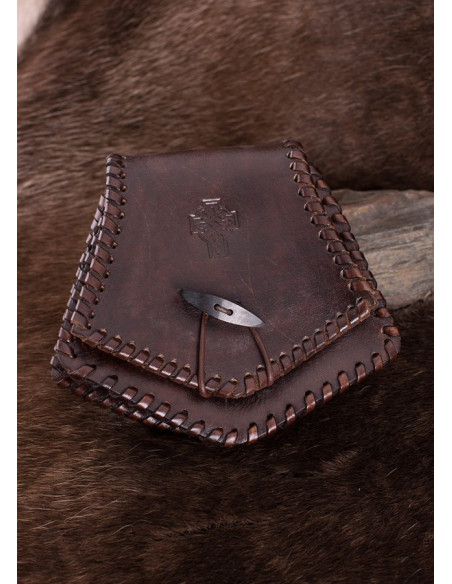 Borsa in pelle con Croce Celtica