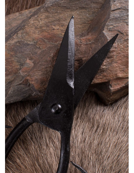 Forbici medievali forgiate a mano