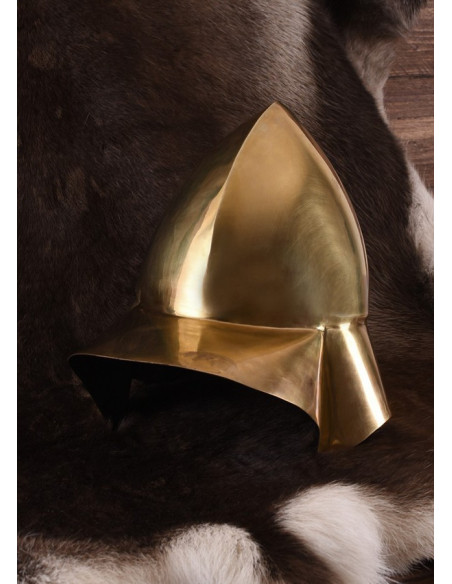 Elmo greco beotico in ottone, S. IV a.C