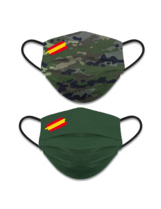 Attacco viso reversibile livello 3, Camouflage Camo