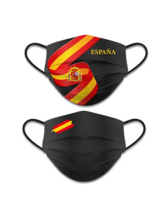Accessorio facciale reversibile Livello 3, bandiera spagnola