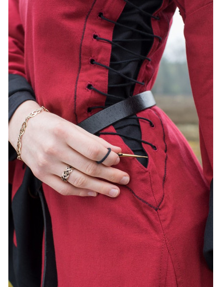 Abito medievale aperto Bliaut Amal,...