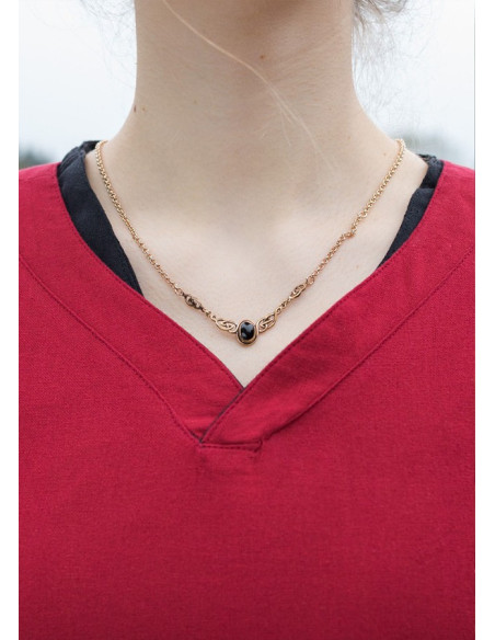 Abito medievale aperto Bliaut Amal,...