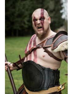 Pancera selvatica in metallo, finitura nera