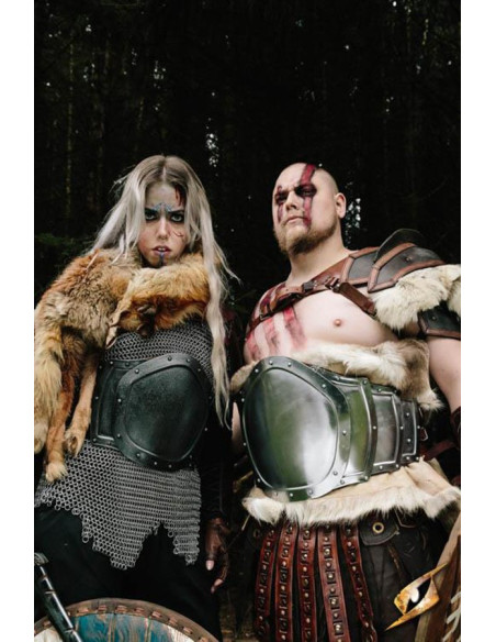 Pancera selvatica in metallo,...