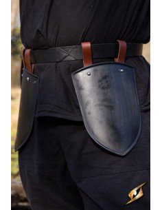 Nappe medievali di Squire, finitura nera