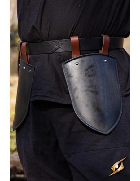 Nappe medievali di Squire, finitura nera