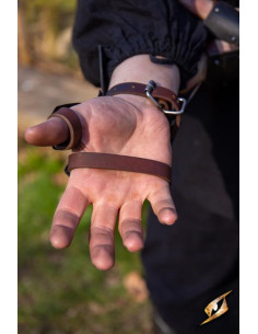 Guanti da scout medievali, finitura nera 2