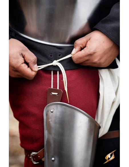 Paragambe per Soldato, finitura satinata