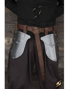 Nappe medievali del guerriero, finitura lucida