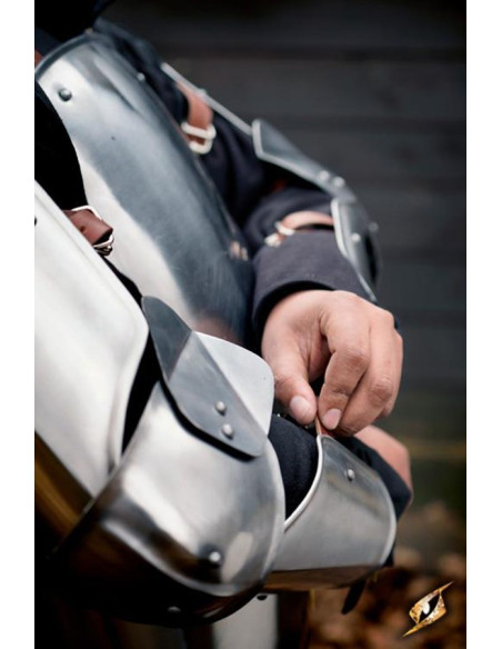 Parabraccia medievali, finitura lucida