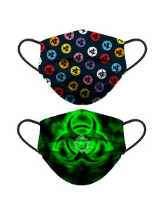 Accessorio facciale reversibile livello 3, rischio biologico