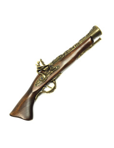 Pistola Blunderbuss a pietra focaia lunga