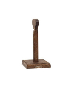 Base in legno per casco