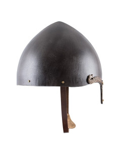 Elmo celtico con naso, finitura rustica 2