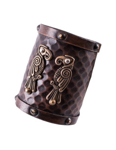 Bracciale nordico Hugin e Munin Ravens
