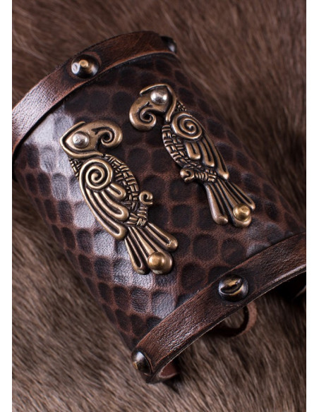 Bracciale nordico Hugin e Munin Ravens