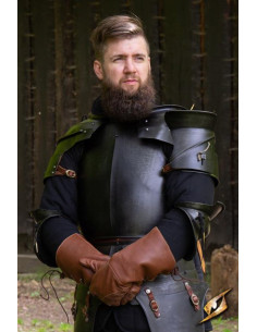 Spalline medievali milanesi, acciaio scuro