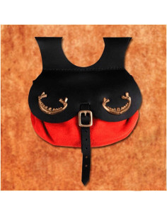 Borsa vichinga modello Thane, colore rosso