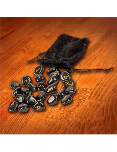 Set di rune vichinghe con borsa