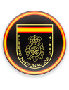 Magnete Corpo Nazionale della Polizia Spagnola CNP, sfondo nero, per frigorifero