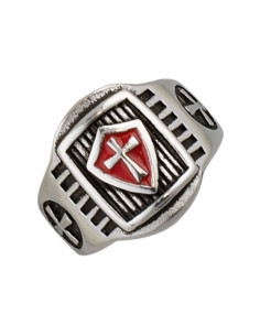 Scudo dei Cavalieri Templari e anello a croce