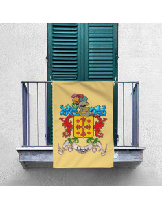 Stendardo Medievale 1 Cognome Personalizzato (70x100 cm.) 2