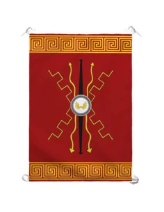 Divinità della bandiera romana. Interno ed esterno (70x100 cm.)